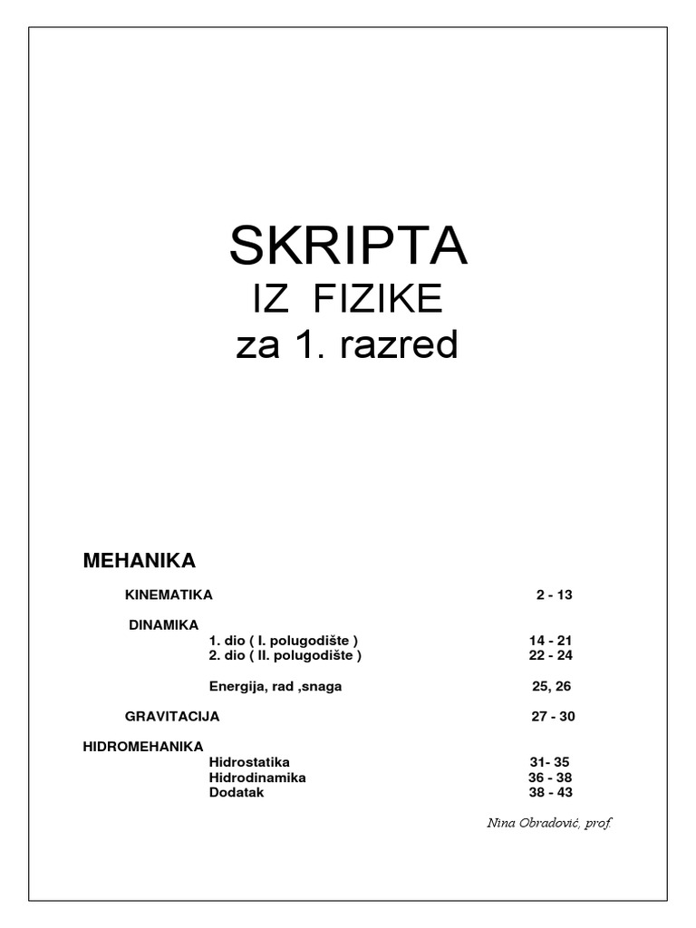 MEHANIKA | PDF