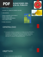 Deberes y Obligaciones Del Ingeniero Hacia El Público