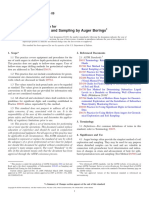 Soil Exploration and Sampling by Auger Borings: Standard Practice For