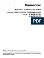 KX PRW110 Connect App Guide