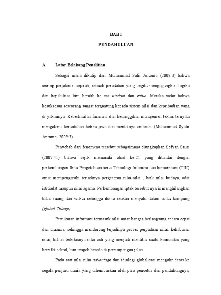 Pembiasaan Membaca Asmaul Husna Dan Akhlak Pdf