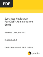 Symantec Netbackup Puredisk™ Administrator'S Guide: Windows, Linux, and Unix