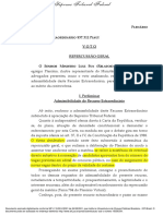 Ultima Chance - Direito Subjetivo Nomeacao Candidato Fora Do Numero de Vaga Reserva - Voto Fux