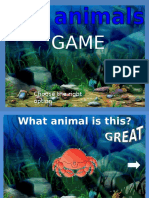 8420 Sea Animals Game
