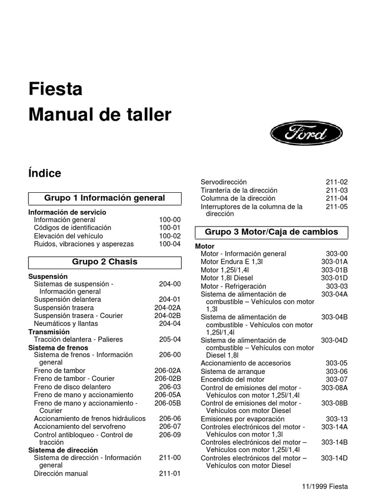 Manual de taller Ford Fiesta.pdf Clorofluorocarbono Airbag
