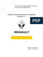 Gradul de Internationalizare RENAULT S.A.