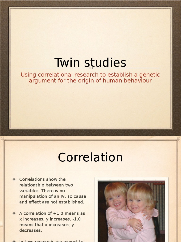 Twin Studies: Genetics and Behavior Analysis | PDF | Twin | Adoption