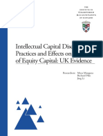 13 Intellectual Capital Disclosure Practices and Effects On The Cost of Equity Capital UK Evidence ICAS