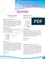 Razonamiento Verbal - Preguntas Examen Admision UNMSM 2011-1.pdf