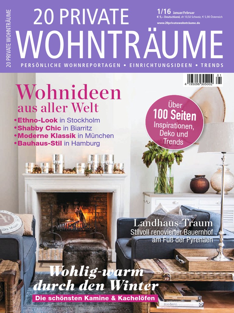 20 Private Wohntraume Januar Februar 2016
