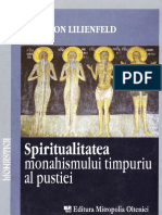 (Fairy Von Lilienfeld) Spiritualitatea Monahismului Timpuriu Al Pustiei PDF