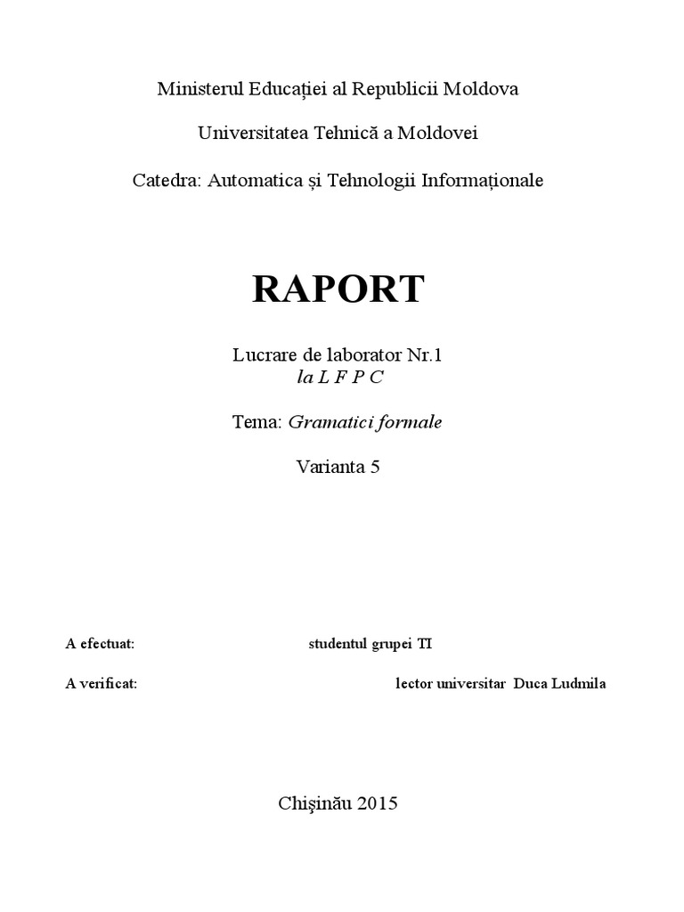 Laboratorul Nr.1 LFPC | PDF
