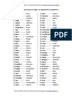 inicial articulo paracaídas 100 Palabras Importantes en Inglés y Su Significado en Español Con  Pronunciación (Vocabulario 8) | PDF | Idioma en Inglés | Idiomas