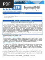 Informativo STF 846