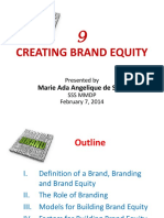 Creating Brand Equity: Marie Ada Angelique de Silva