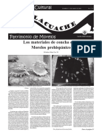 Materiales de concha prehispánicos en Morelos