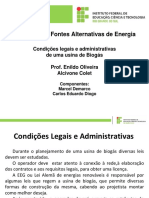 Condições Legais e Administrativas de Uma Usina de Biogás