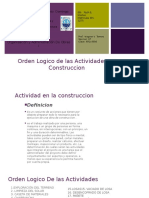 Orden Lógico de La Construcción