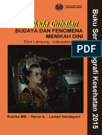 Balada Gubalan: Budaya dan Fenomena Menikah Dini. Etnik Lampung Kabupaten Mesuji