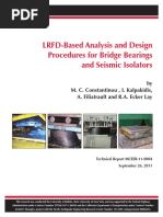 CONSTANTINOU KALPAKIDIS - LRFD-Based Analysis and Design Procedures for Bridge Bearings and Seismic Isolators