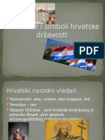 Ustanove I Simboli Hrvatske Državosti