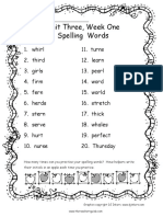 Spellingwordsdec 12 TH