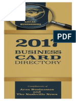 The 2016 Nashville News Business Card Directory