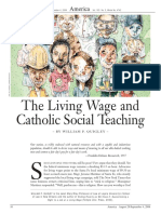 Living Wage Catholic Social Teaching