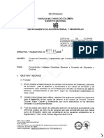 DIRECTIVA 01181 Cursos de Formacion y Capacitación de POR 2017