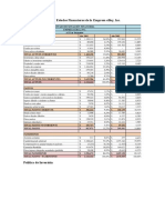 Análisis Vertical de Los Estados Financieros de La Empresa EBay