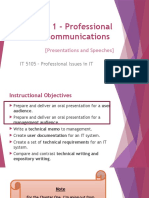 Ch1 - Professional Communication (Presentation)