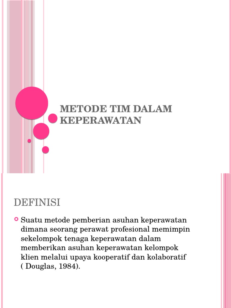Metode Tim Dalam Keperawatan | PDF