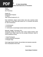 Contoh Surat Niaga Dan Resmi