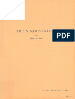Alain - 1934-35 - Trois mouvements pour piano et flute [piano + flute]
