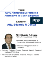 (CIAC Arbitration.ppt; A Preferred Alternative to Court Litigation).ppt