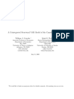 A Cointegrated Structural VAR Model of The Canadian Economy: William J. Crowder Mark E. Wohar