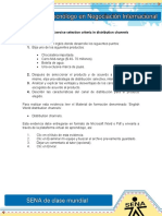 Evidencia 11 Exercise Selection Criteria in Distribution Channels
