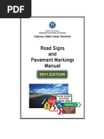 DPWH Road Signs and Pavement Markings