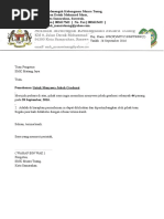 Contoh surat permohonan membuka akaun Kelab