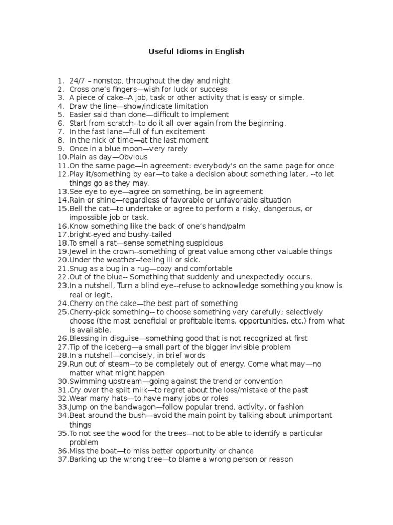 Idioms for ielts writing task 2 pdf image