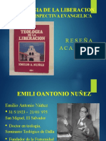Presentacion de La Reseña Del Teologia de La Liberación Una Perspectiva Evangélica Del Dr. Emilio Núñez