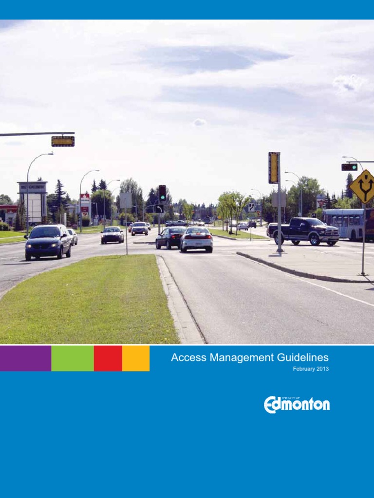 Edmonton Access Guidelines | PDF | Lane | Controlled Access Highway