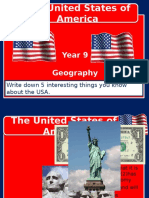 The United States of America: Year 9 Geography