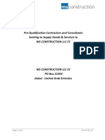 FM-PU-41 (1) Prequalification - Contractors & Consultants