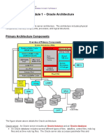 Module 1 - Oracle Architecture