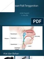 Pemeriksaan Fisik Tenggorokan