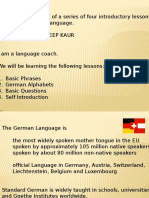 1st German Session