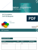 EA Foundation Programme SAP BI Blueprint v2.0