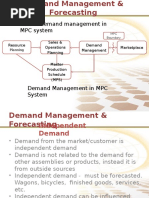 Role of Demand Management in MPC System