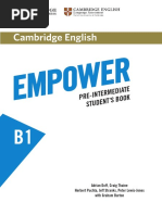Empower B1 Pre-Intermediate (CUP) - Contents